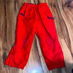 Kids Patagonia Red Snow Pants size 5